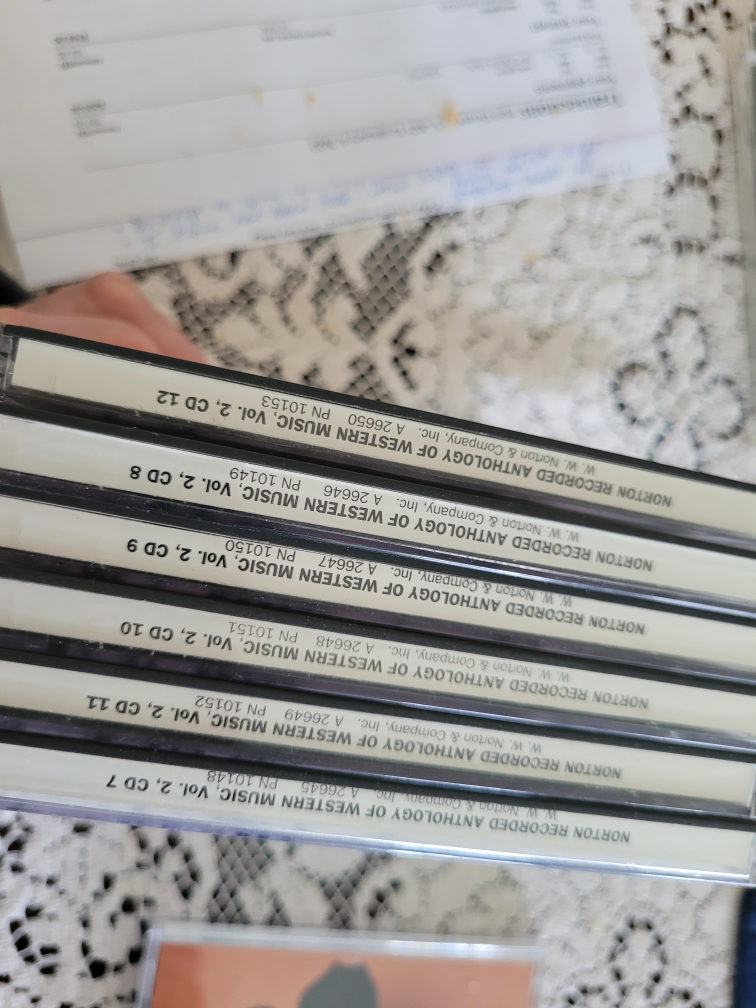 Norton Recorded Anthology of Western Music CD Set