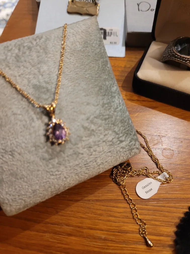 Lorus Sports Watch with Lumibrite or amethyst pendant image indicator(4)