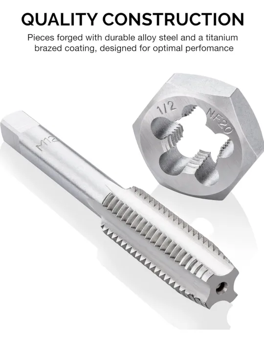 NEIKO 00908A SAE and Metric Tap and Die Set image indicator(5)
