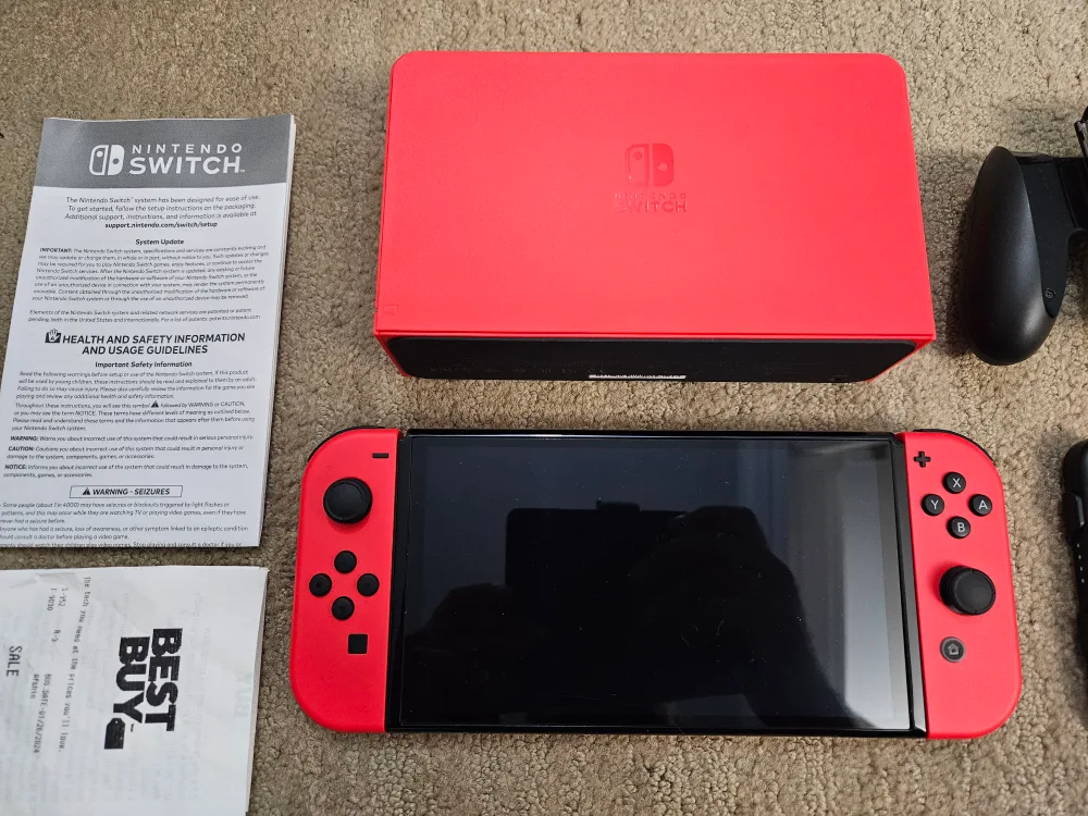 Nintendo Switche OLED Mario Red Special Edition image indicator(2)