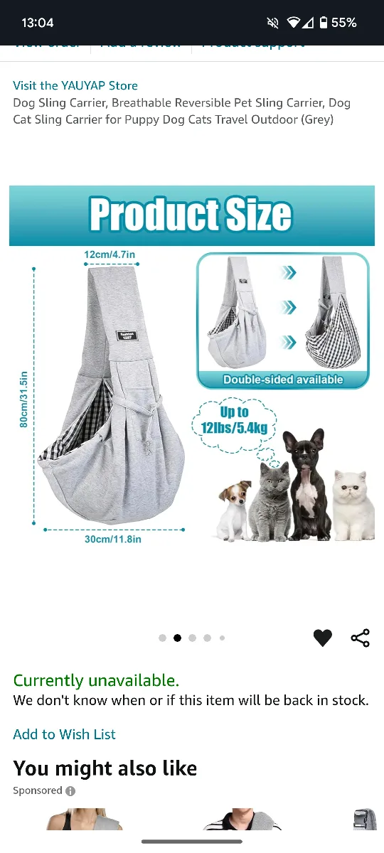 Pet Sling Carrier image indicator(2)