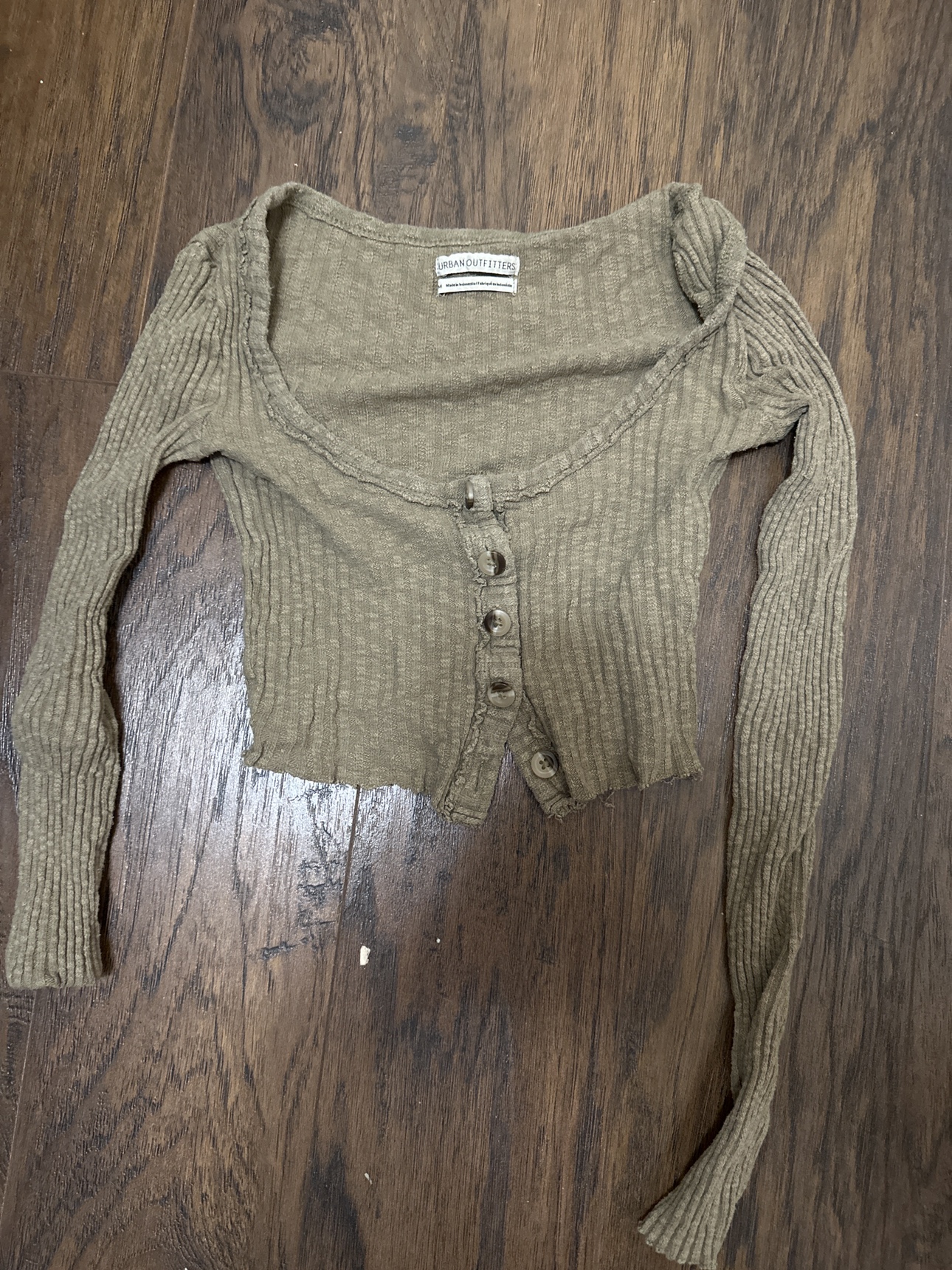 Urban Outfitters Long Sleeve Button Up Top size M