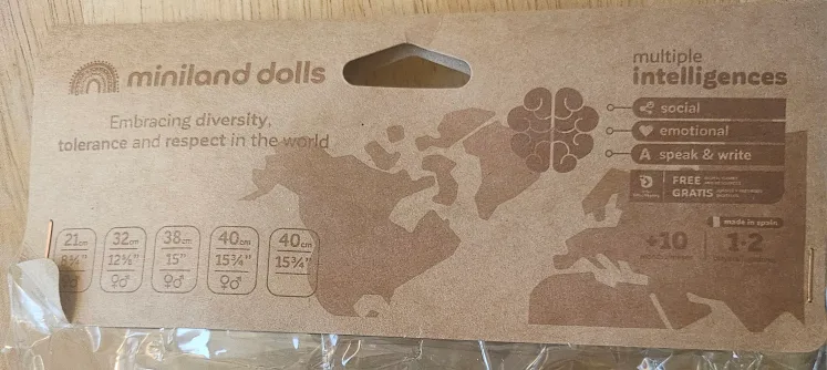 Brand New Miniland Doll with Downs Features image indicator(2)