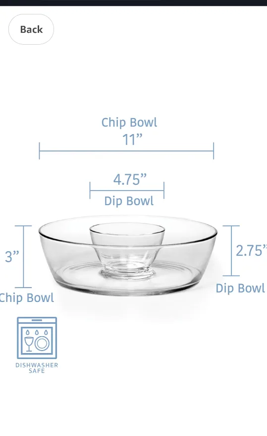 Mikasa Napoli Chip and Dip Set image indicator(3)