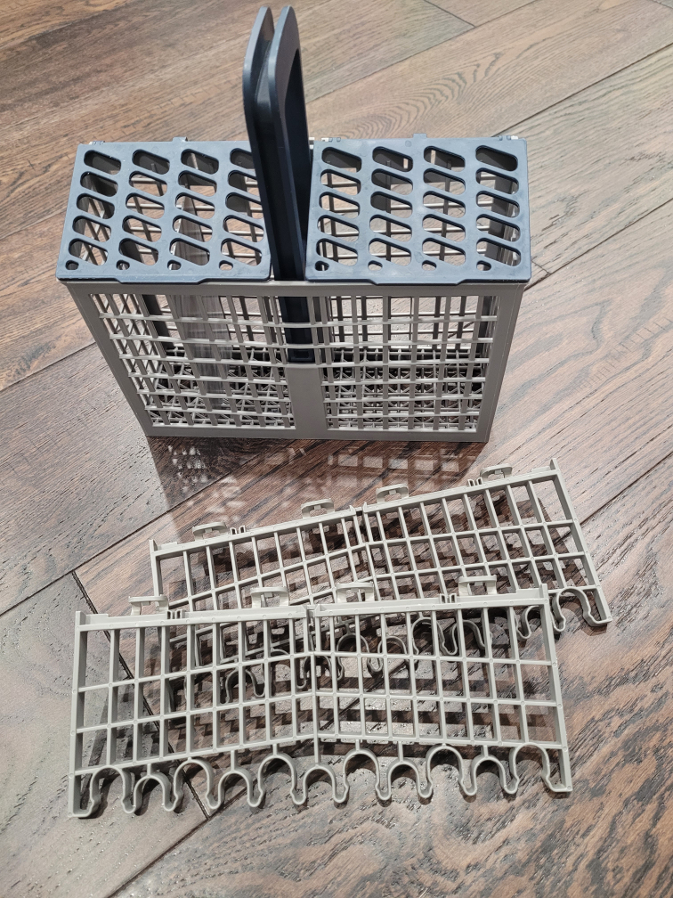 Dishwasher Utensils Rack and Wine Holders