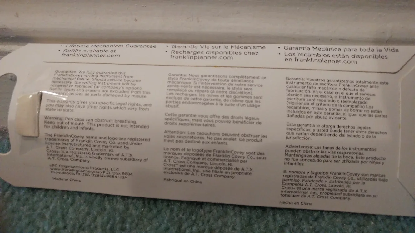 Franklin Covey Ballpoint Pen image indicator(2)