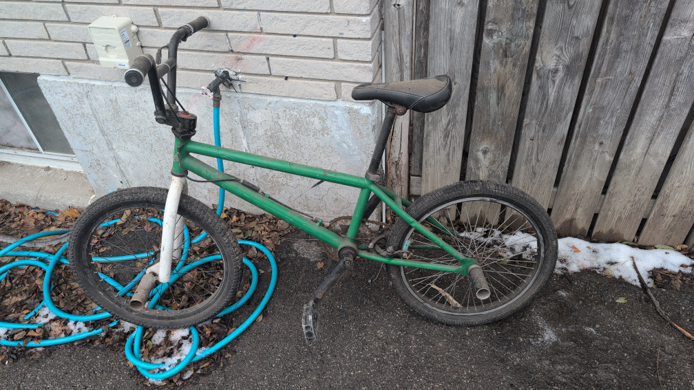 Green BMX Bike