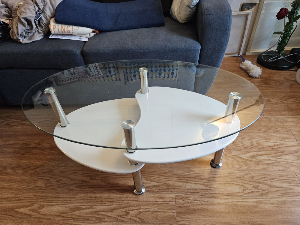 Glass Top Coffee Table