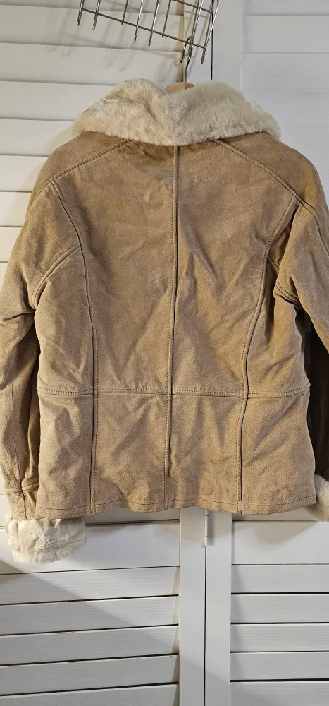 Beige Wilson's Leather Suede Jacket image indicator(10)