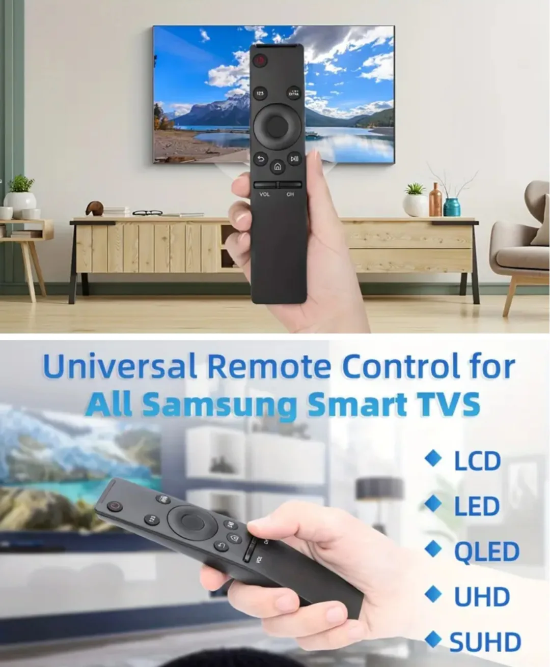Samsung Smart TV Remote Control - universal.   brand new image indicator(3)
