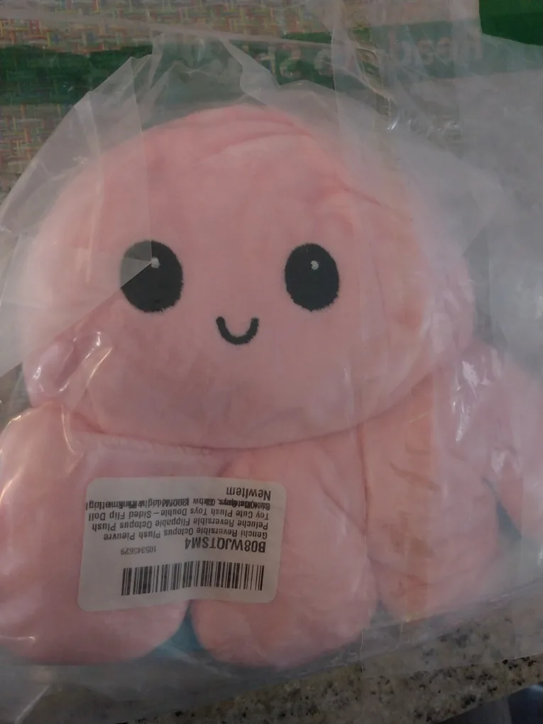NEW Reversible Octopus Plush Toy thumbnail