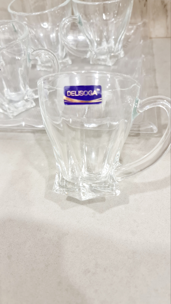 Set of 6 DELSOGA Glass Mugs - photo 2