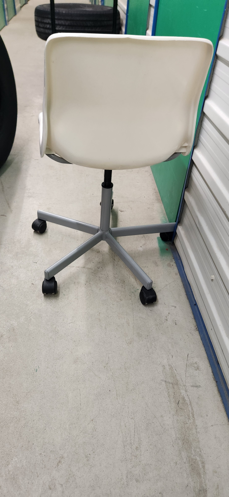 White Office Chair with Wheels ikea - photo 2