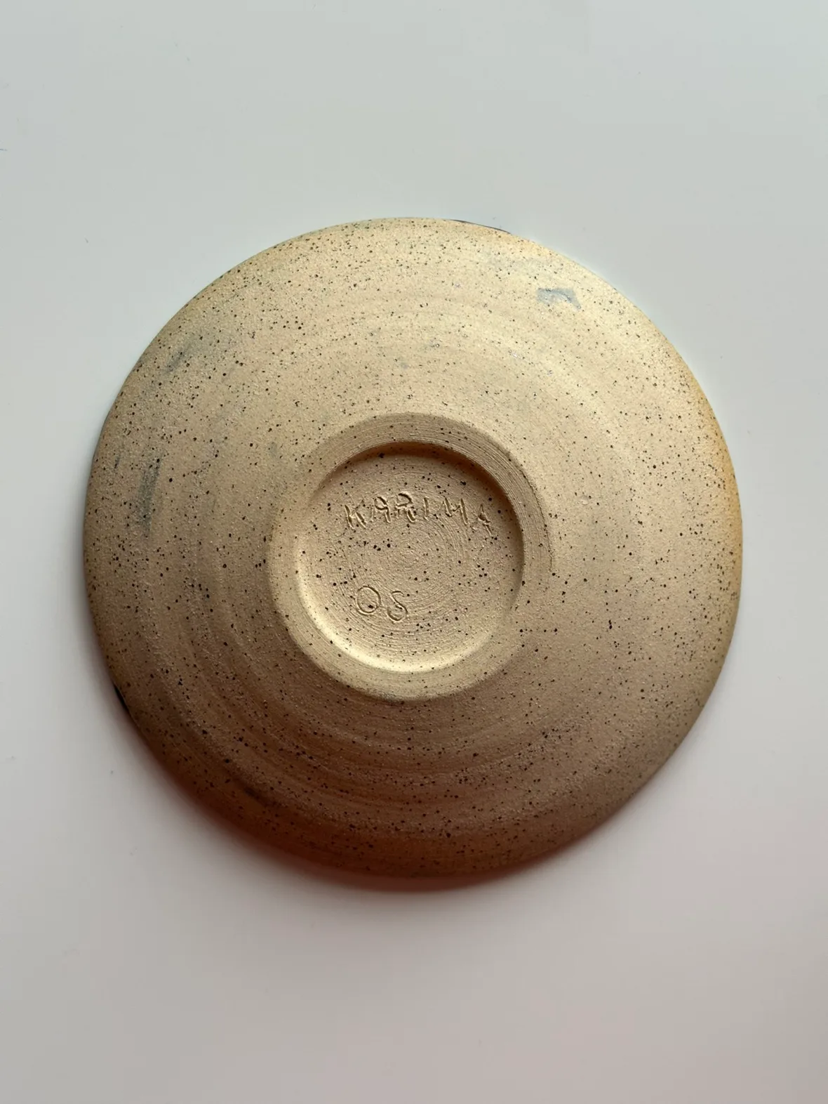 Local Handmade Royal Navy Ceramic Bowl-Plate (hidden foot ring) image indicator(2)