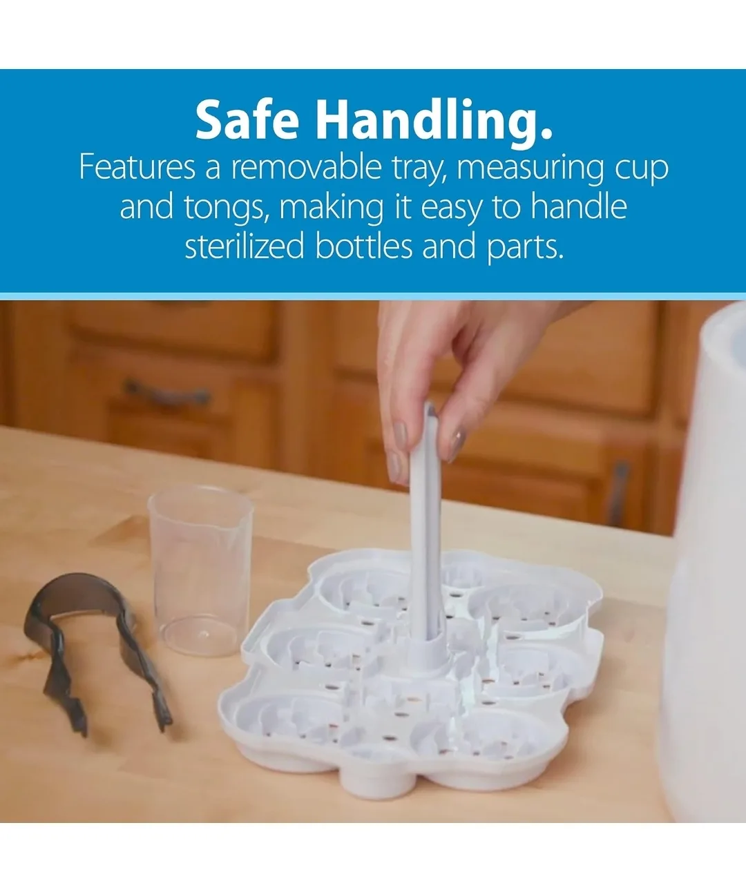 Dr. Brown's Deluxe Electric Baby Bottle and Pacifier Sterilizer image indicator(8)