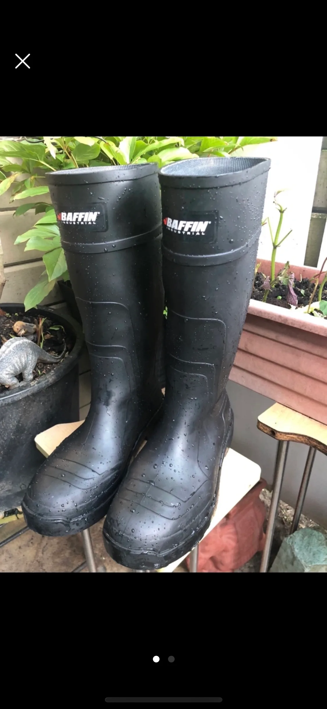 Men size 9 work boots image indicator(2)