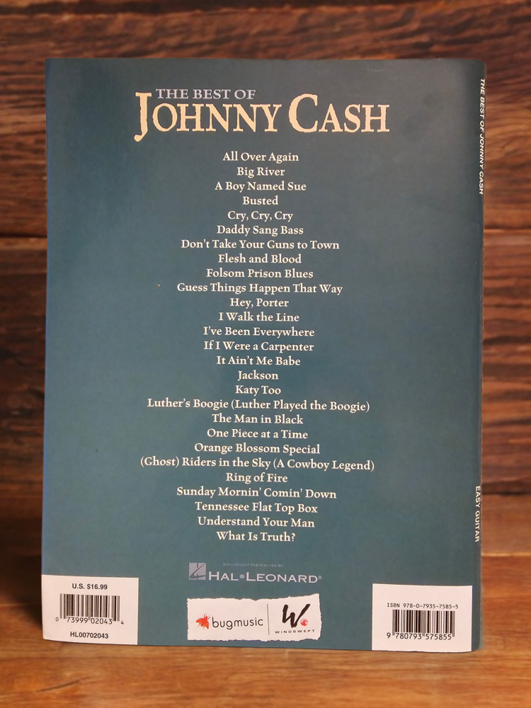 The Best of Johnny Cash - Easy Guitar 2nd Edition - photo 2