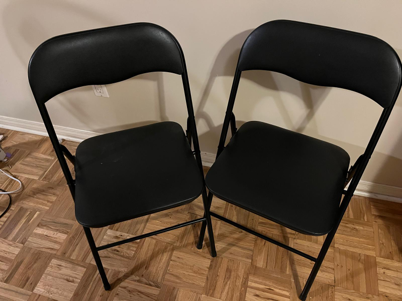 walmart foldable chairs  new
