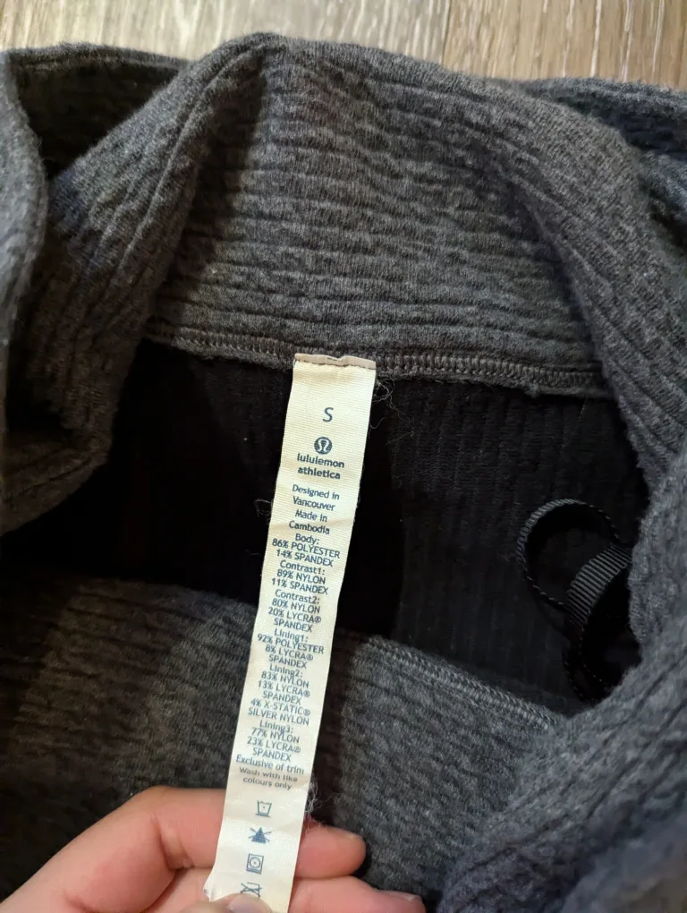 Lululemon Grey Cowl Neck Sweater dress image indicator(2)