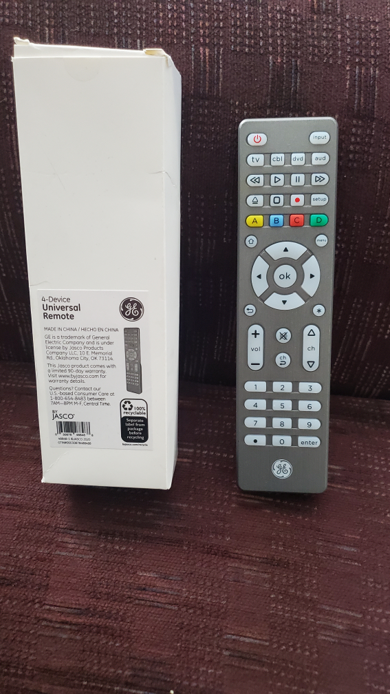 GE 4-Device Universal Remote #freecycle