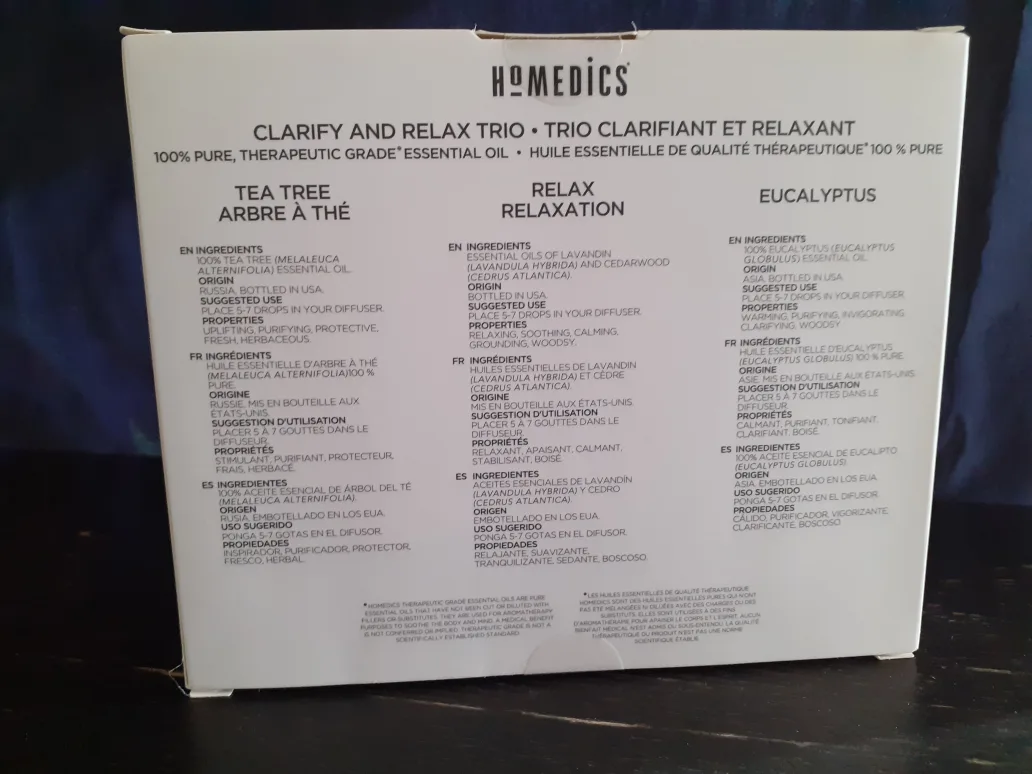 New Homedics Essential Oils image indicator(3)