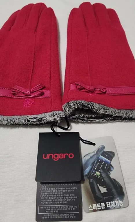Ungaro Women's Pink Gloves image indicator(2)