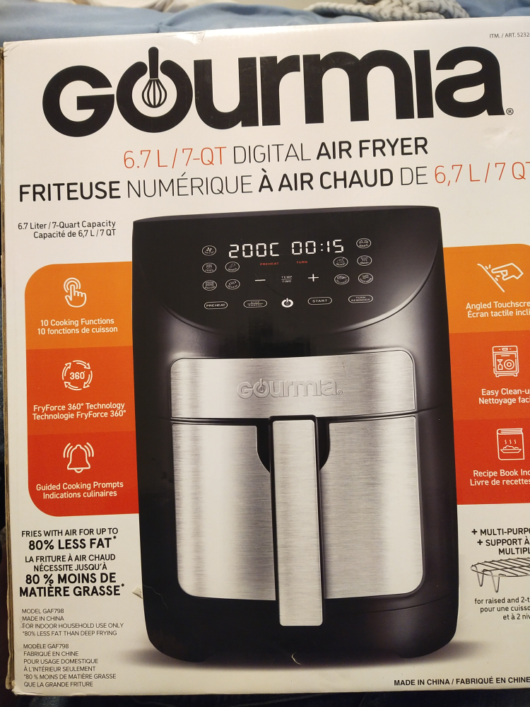 Gourmia 6.7L Digital Air Fryer