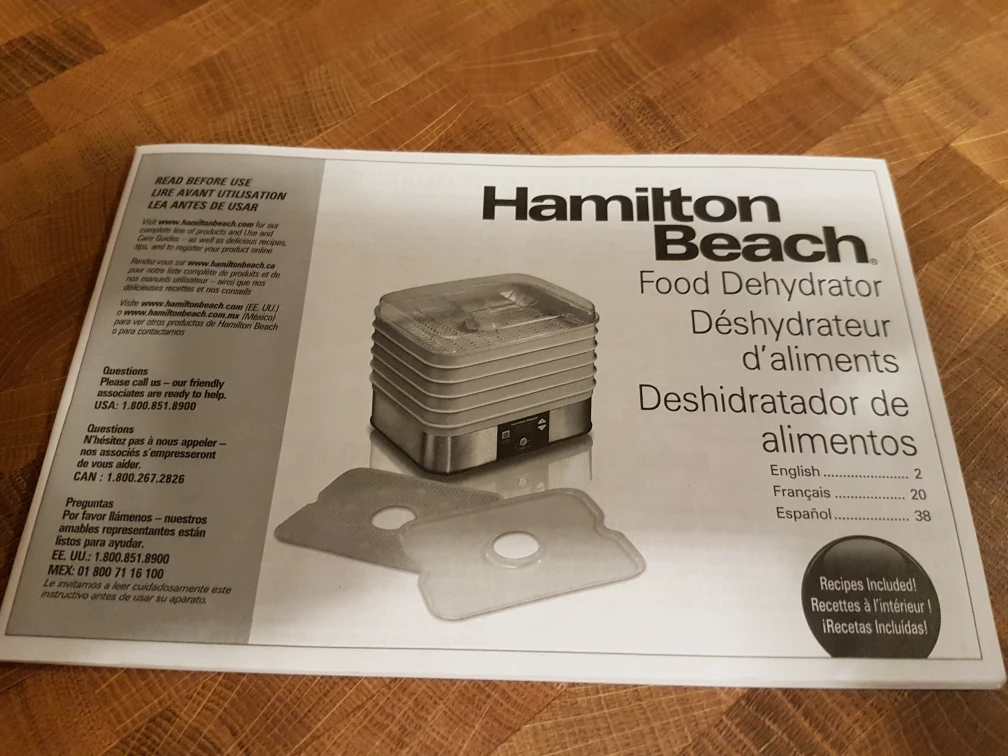 Hamilton Beach Food Dehydrator - photo 2
