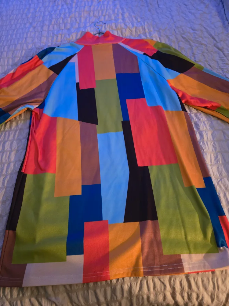 Geometric Pattern Long Sleeve Shirt image indicator(2)