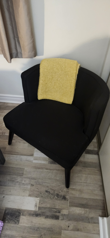Black Accent Chair - photo 3