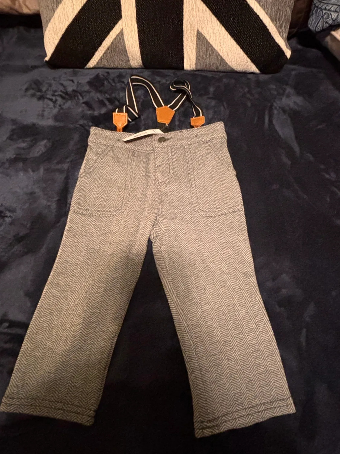 Joe Fresh Baby Boy Pants with Suspenders image indicator(3)