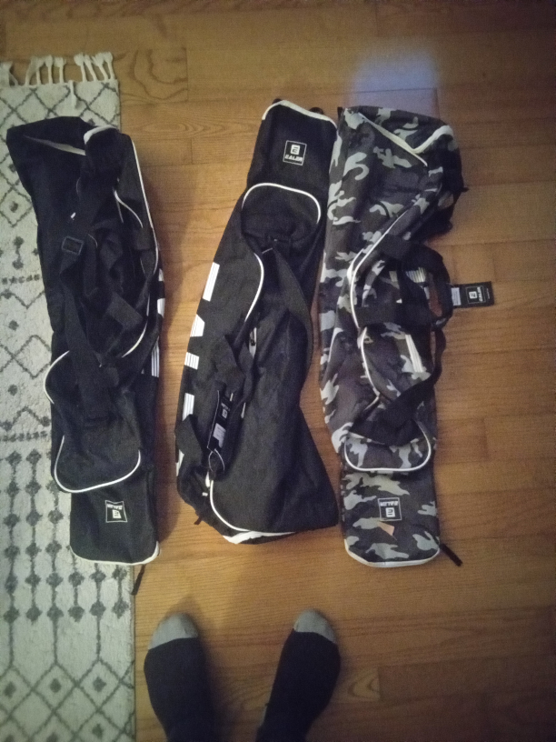 3x baseballs bags