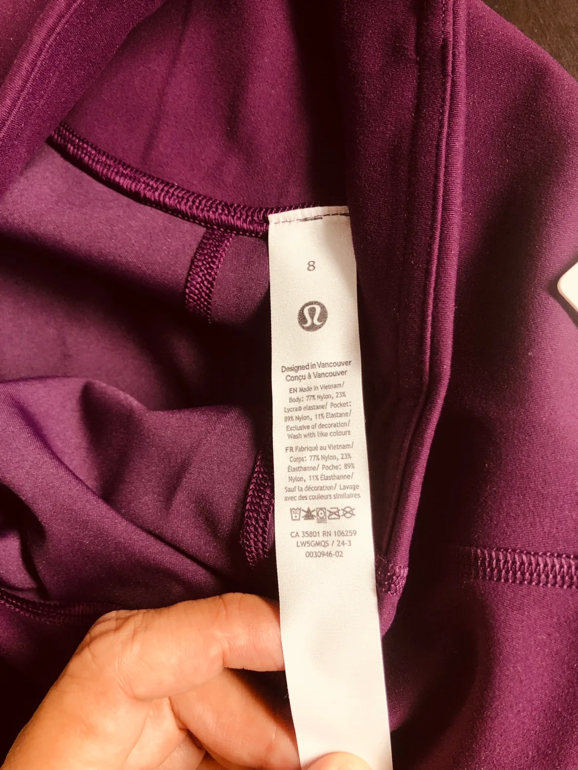 Lululemon Pant leggings Yoga training workout exercise gym image indicator(5)