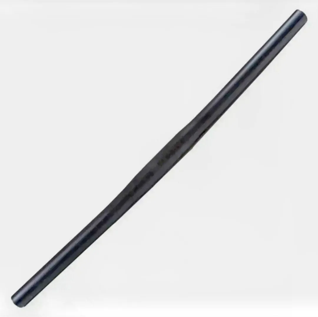 Aluminum Black 540mm Length x 25.4mm Handlebar Flat Straightbar image indicator(2)