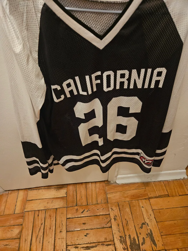 BN)Women's Medium California Jersey Black/White thumbnail