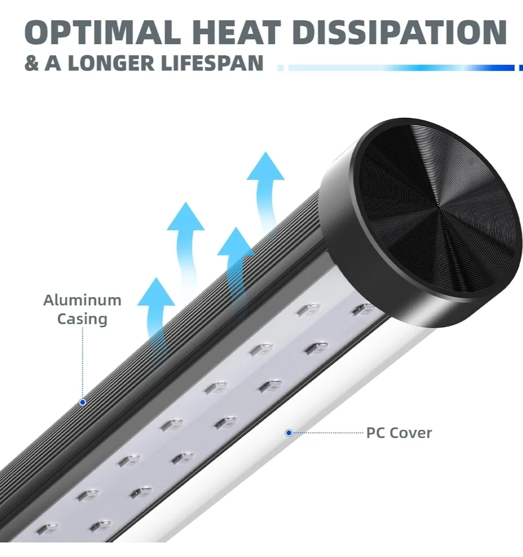 Barrina 42W UV Blacklight Bar with Tripod Stand, 4FT, 400nm image indicator(7)