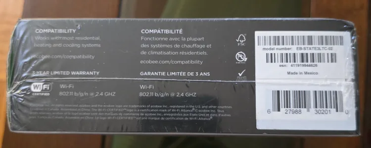 ecobee3 Lite Smart Thermostat EB-STATE3LTC-02 image indicator(3)