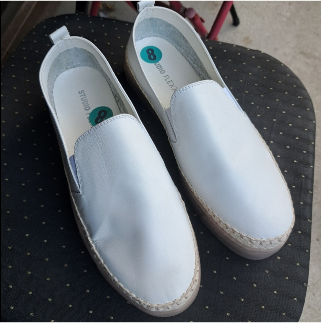 White Studio Flexx Slip-on Shoes - photo 2