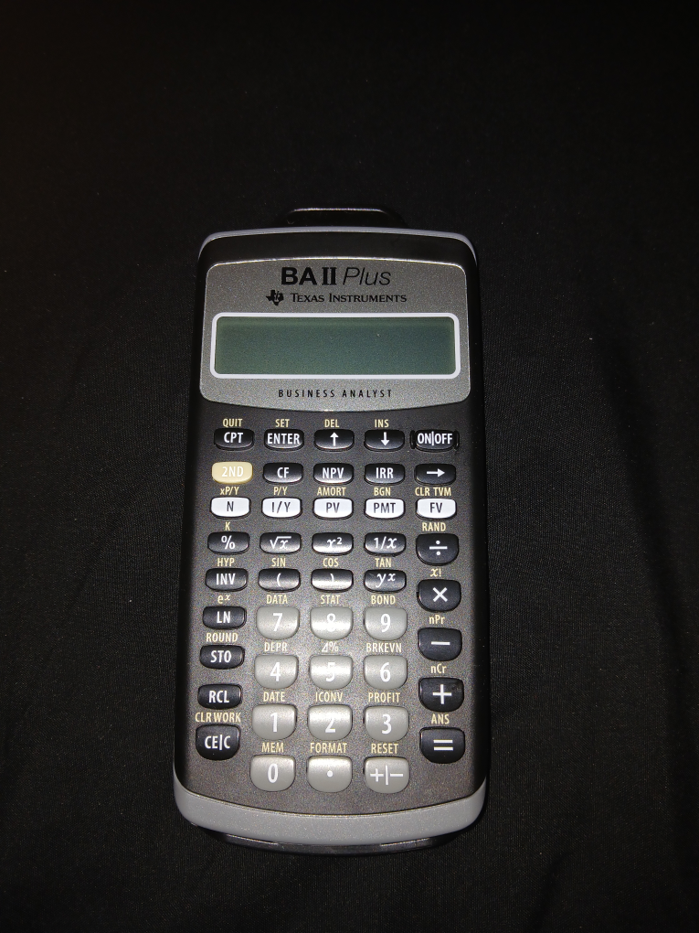 Texas Instruments BA II Plus Financial Calculator