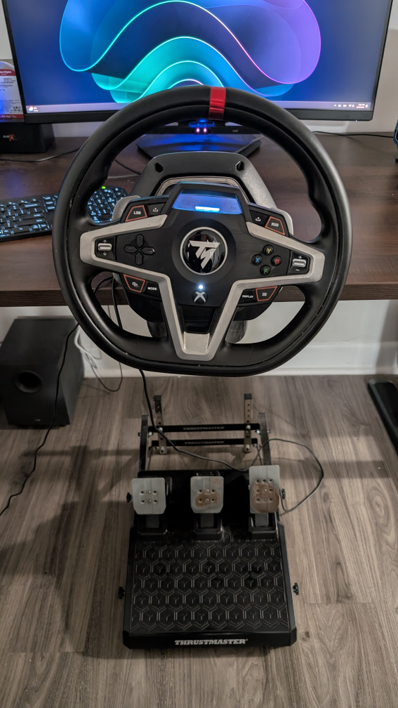 Racing Sim - Thrustmaster T248 + Magnetic Pedals + Pedals stand