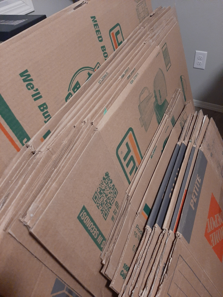 Moving Boxes - Home Depot/U-Haul