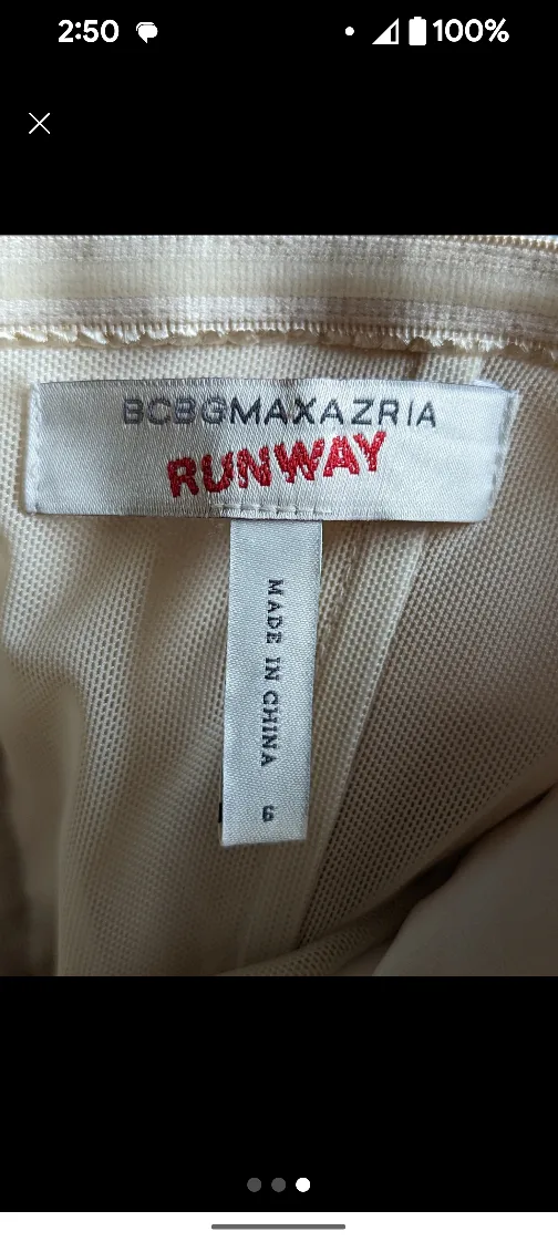 **BCBG MAXAZRIA** Runway Cocktail Dress image indicator(3)