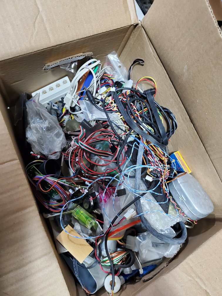 Electronics wires and components