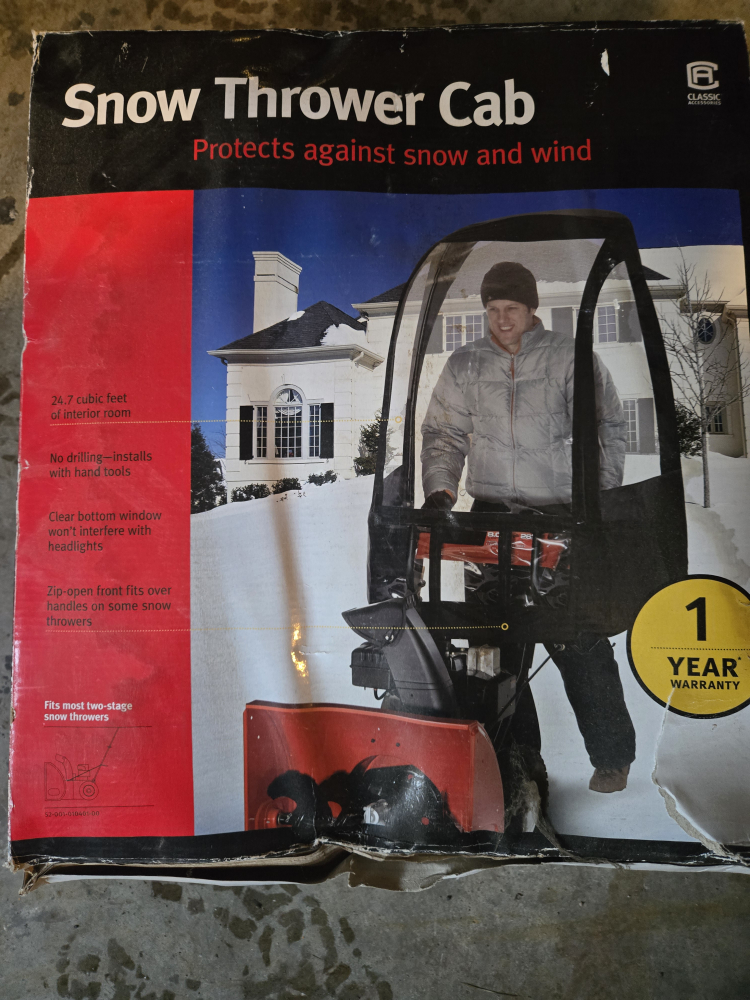 Snow Thrower Cab