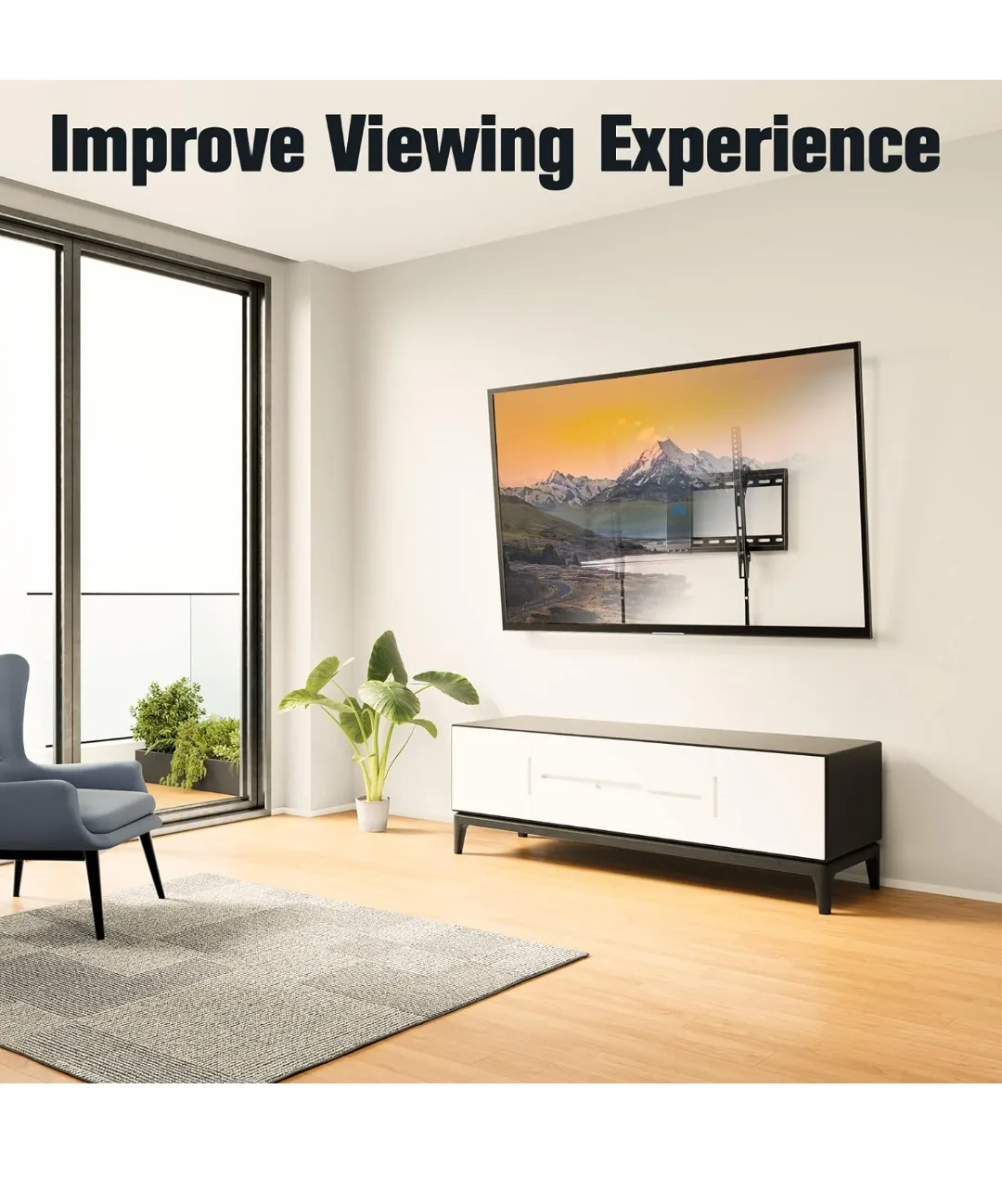 Tilting TV Wall Mount Bracket Most 37-75" image indicator(9)