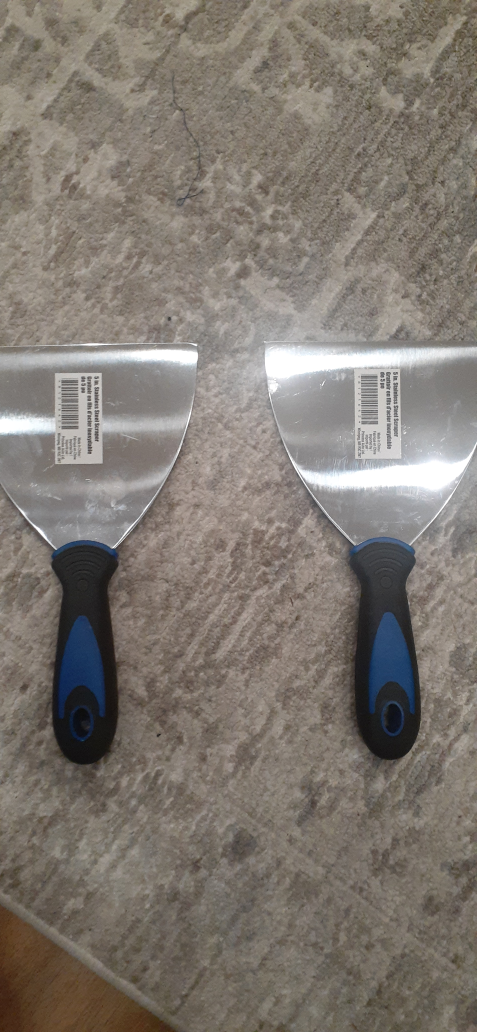 2x 5in Stainless Steel Scrapers - photo 3