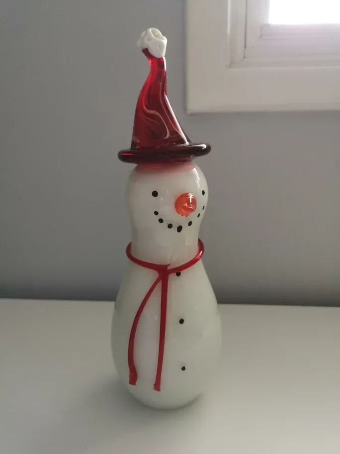 Glass Snowman Ornament image indicator(3)
