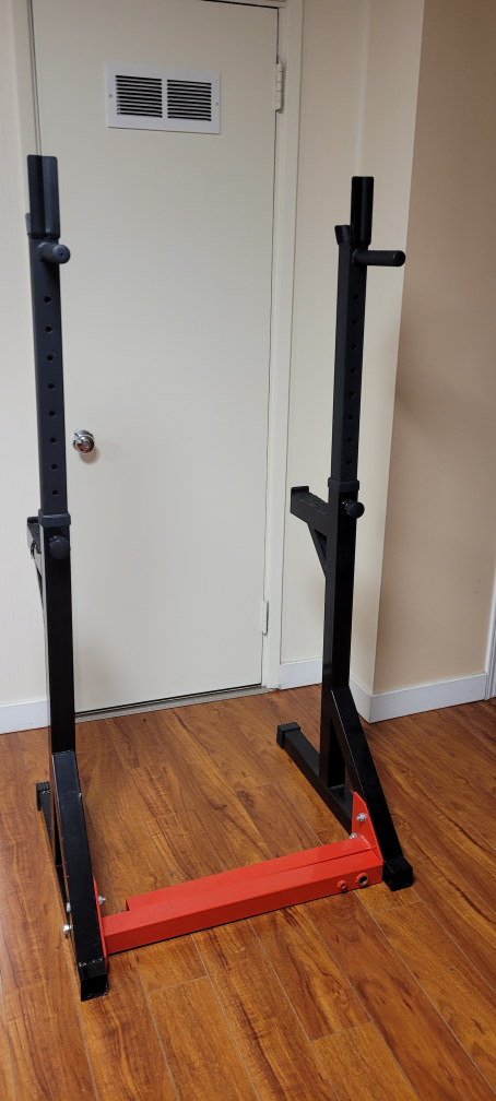 Squat Rack with Weights