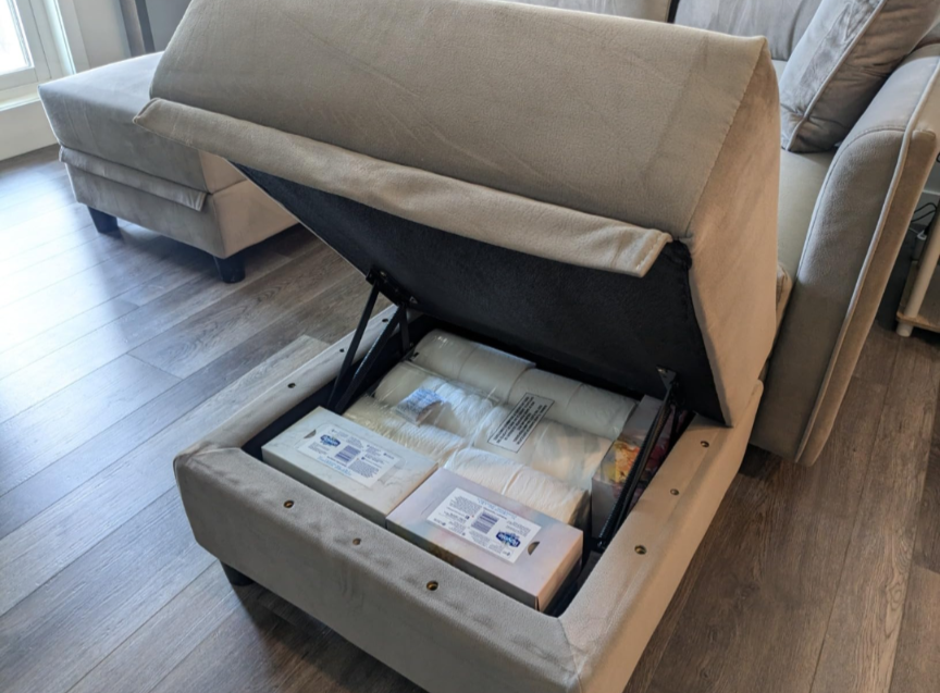 Sectional Ottoman with storage - photo 2