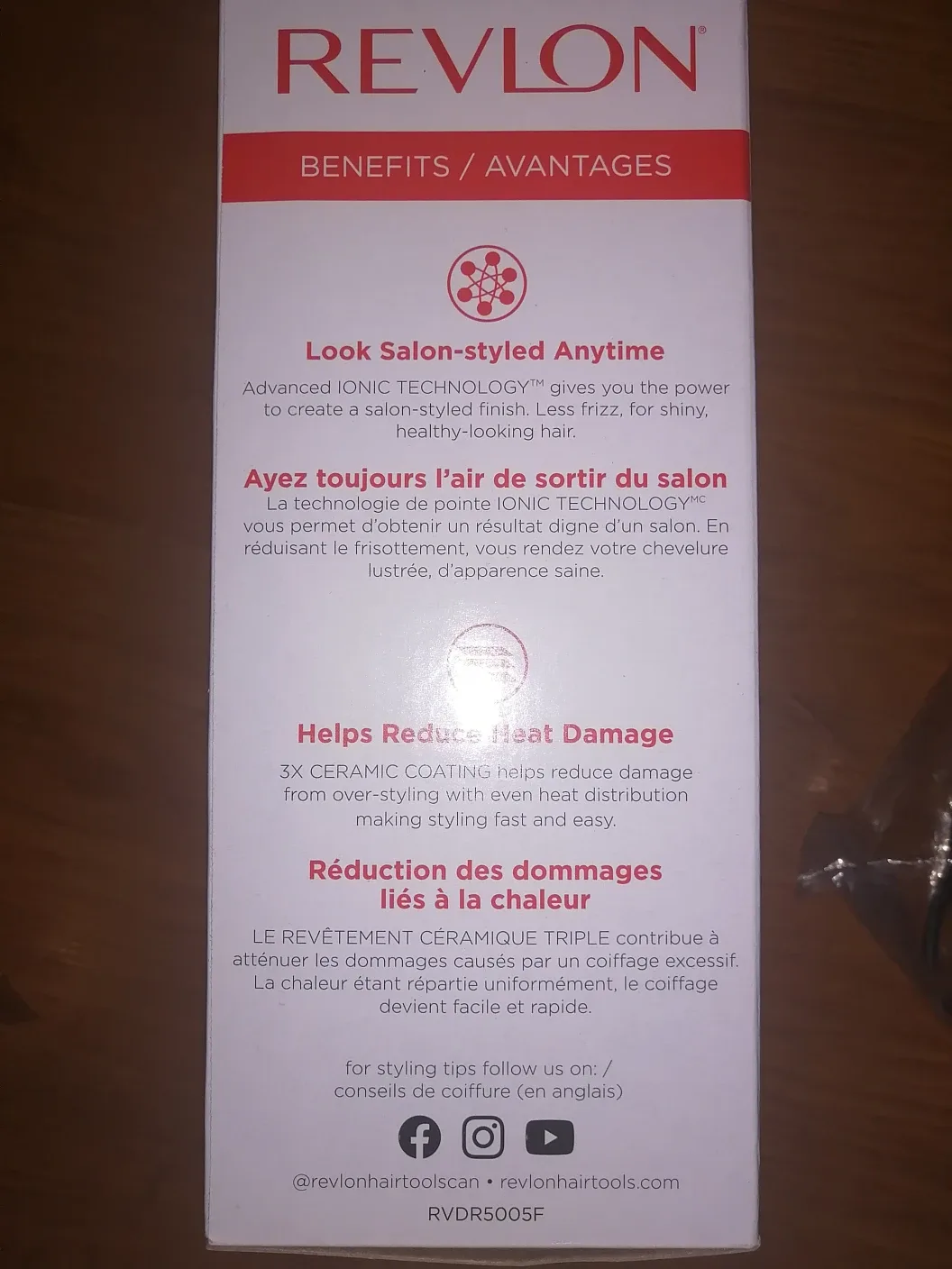 Revlon Hair dryer image indicator(6)